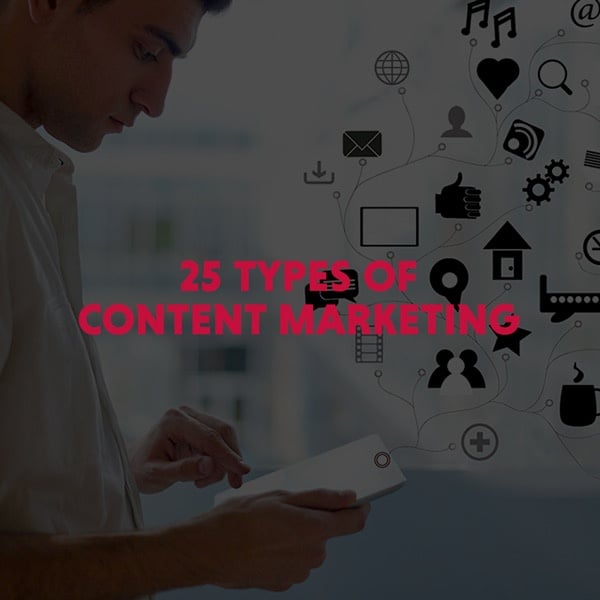 25 Types of Content Marketing