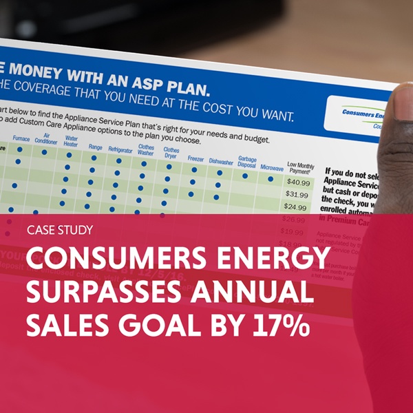 Consumers Energy Surpasses Annual Sales Goal by 17%
